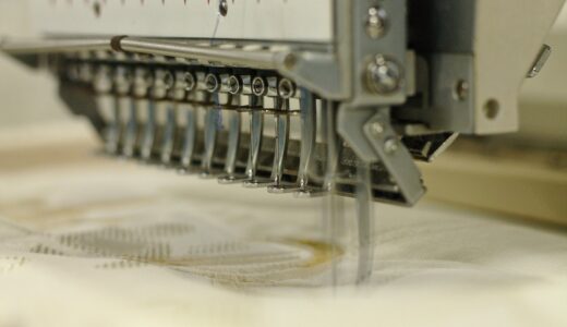 embroiderer, seam, cloth, fabric, manufacturing, production, machine