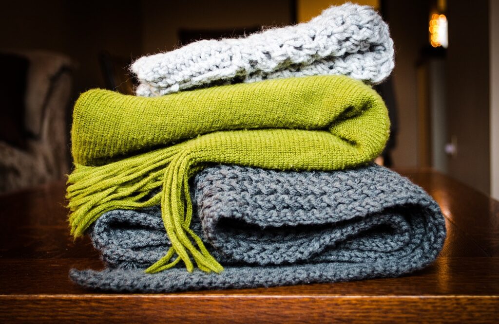 blanket, scarf, cold, cloth, table, green, grey, blanket, blanket, blanket, blanket, blanket, scarf