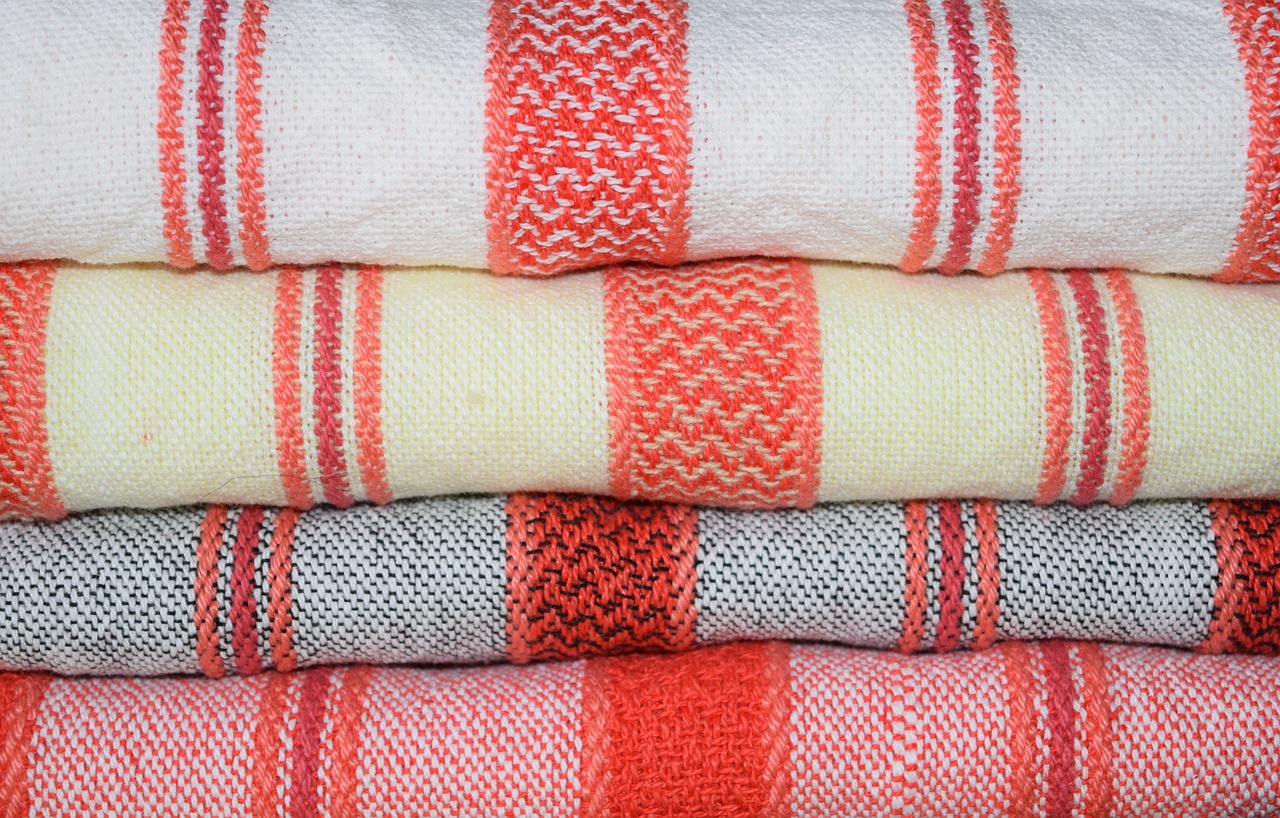 weaving, hand-woven, towels, stripes, fabric, cloth, cotton, twill, orange, dimity, pattern, twill, twill, twill, twill, twill