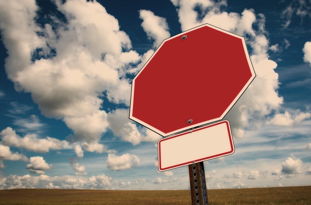 stop, stop sign, clouds, nature, traffic, traffic signs, heaven, aslant, wrong, perspective, tilt
