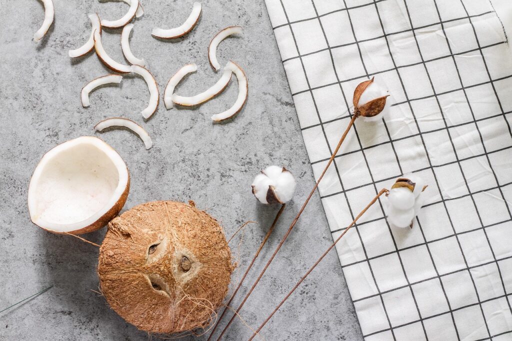 coconut, desktop backgrounds, flatlay, windows wallpaper, full hd wallpaper, background, coconut oil, wallpaper hd, free background, wallpaper 4k, spike cotton, 4k wallpaper 1920x1080, laptop wallpaper, free wallpaper, dried coconut, cool backgrounds, fabric caro, beautiful wallpaper, hd wallpaper, mac wallpaper, 4k wallpaper, fabric striped, fabric black and white