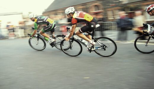 cycle, race, bi, bicycle, sport, speed, road, biker, motion, active, outdoor, gray road, gray sports