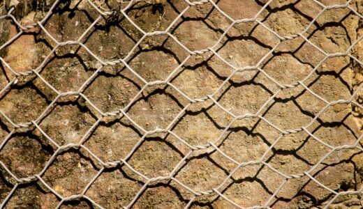 wires, white, wired, hexagonal, patterns, hexagons, stone, walls, backgrounds, rocky, rocks, grey, brown, symmetrical, designs, symmetry, repetition, nets, network, brown network, hexagonal, hexagons, hexagons, repetition, repetition, repetition, repetition, repetition