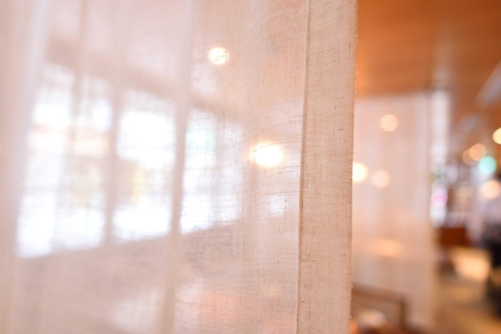 restaurant, room, curtain, decoration, cloth, fabric, interior, indoors, curtain, curtain, curtain, curtain, curtain
